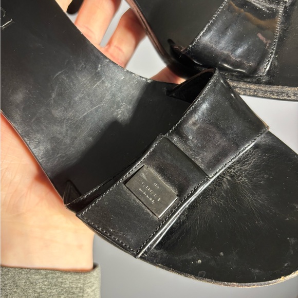 Vintage 90s Gucci Heeled Sandals Women’s Size 7.5 - Picture 2 of 9